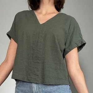 Universal Thread Linen Blouse Size L